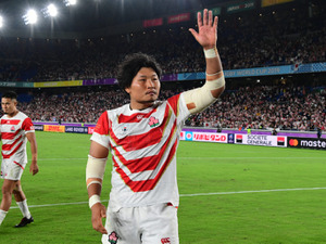 稲垣啓太「最高の時間でした」　ラグビー日本代表が感謝パレード 画像
