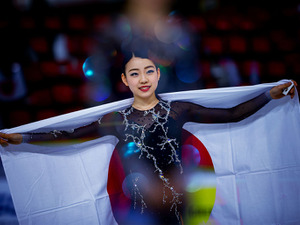 紀平梨花、全日本選手権では初優勝を目指す　スポンサーのレッドブルも応援 画像