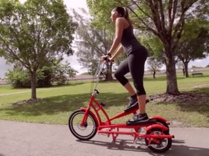 エクササイズ効果抜群、おしゃれな折りたたみ3輪車クリケット 画像