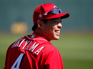 秋山翔吾、緊張のオープン戦デビューも第1打席でヒット「肩の力が抜けた」 画像