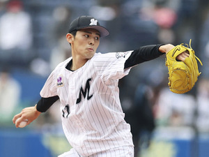 【野球】ロッテ・佐々木朗希、プロ初実戦登板「全12球」プレーバック　中日・ビシエドは152キロ速球に見逃し三振 画像