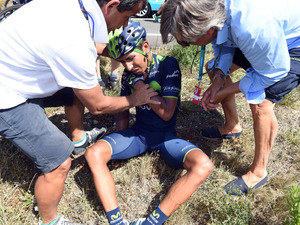 【ブエルタ・ア・エスパーニャ14】キンタナの骨折は「1％のレアケース」実戦復帰は6～8週間後 画像