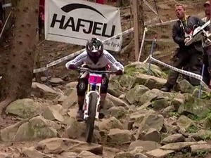 【UCI MTB世界選手権14】ダウンヒル・女子エリート、カーペンターが0.088秒差で世界女王に 画像