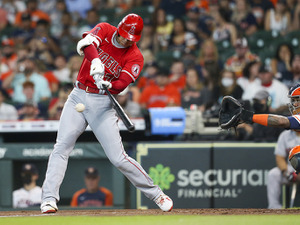 【MLB】大谷翔平、約172キロの弾丸ライナーで先制機を演出　チームも逃げ切り辛勝 画像