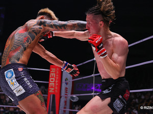 【格闘技／RIZIN.30】井上直樹、判定で金太郎との“死闘”制す　「KOか一本が良かったんですが…」 画像