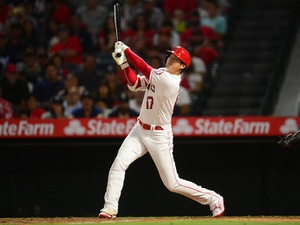 【MLB】大谷翔平、10戦ぶり45号は打球速度187キロの完璧弾　ゲレーロ、ペレスに1本差 画像