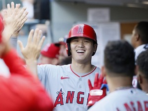 【MLB】「自分にとっても特別」大谷翔平、選手間投票で年間最優秀選手に選出　地元紙は今後の賞レースにも期待 画像