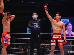 【格闘技／RIZIN.33】朝倉海、瀧澤との“流血”打ち合いを制し判定勝ち　「バンタム級GP」決勝進出 画像