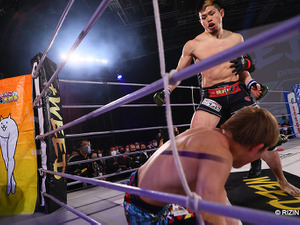 【格闘技／RIZIN LANDMARK vol.2】“怪物くん”鈴木博昭が昇侍を終始圧倒　わずか70秒でTKO勝利 画像