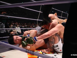 【格闘技／RIZIN.34】弥益ドミネーター聡志、鮮烈一本勝ちで萩原京平に完勝「勘違いして格闘技に専念しないように…」 画像