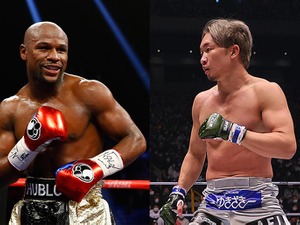 【RIZIN】メイウェザー、朝倉未来を挑発「キングはひとりしかいない」　朝倉は会見中にツイッターで「マジで話なげぇ」 画像