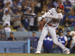 【MLB】大谷翔平、土壇場の三塁打でノーヒットノーランを打ち砕く　25回連続無得点もストップ 画像