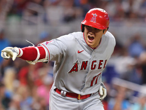 【MLB】「連敗ストッパー」大谷翔平、メジャー通算300打点となる勝ち越しタイムリーで8勝目権利 画像