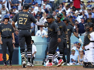 【MLB】ア・リーグが逆転で球宴9連勝　スタントンがMVP、大谷翔平は1安打1四球 画像