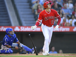 【MLB】大谷翔平、本拠地ファン総立ちの“逆転”22号3ラン　実況「ショーヘイ、スゴーイ！」 画像
