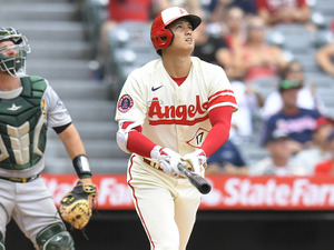 【MLB】大谷翔平、2本目24号は右翼への大飛球　「現実とは思えない」と現地実況も驚愕399フィート弾 画像
