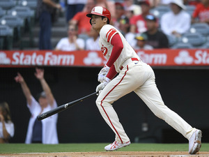 【MLB】大谷翔平、今季23号先制弾は左中間への170キロ・ライナー　現地実況は「信じられない！　スゴイ！」 画像