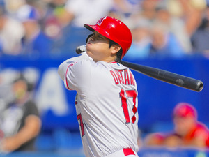 【MLB】大谷翔平、登板翌日の逆方向弾にマイク・トラウトさえ「3タテの中心、もう何も驚かない」と呆然 画像