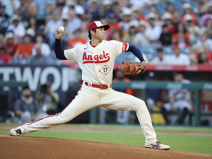 【MLB】大谷翔平がMLB通算400奪三振、最速162キロ8回111球1失点の熱投で規定投球回まで「26」　 画像