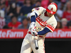 【MLB】大谷翔平、“ラッキー二塁打”で勝利貢献　エ軍がトラウト36号などで乱打戦制し連敗ストップ 画像