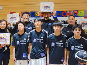 【Bリーグ】オールスター　大子中バスケ部による“スキルズ・チャレンジ”はソフトバンクアプリ“スマートコーチ”の賜物　「やり切ったことが立派」とロボッツ・コーチも太鼓判 画像