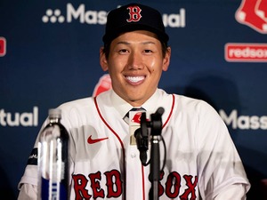 【MLB】公式サイトが選出した2023年シーズン有望株10選手に吉田正尚　「ブライス・ハーパーになりえる」 画像