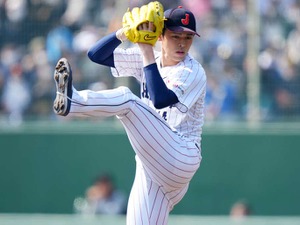 【WBC】“完全試合男”佐々木朗希、侍ジャパン初陣で最速162キロ　柳田悠岐らから圧巻3Kで順調ぶりアピール 画像