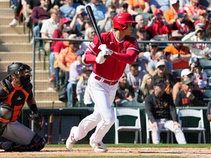 【MLB】大谷翔平、新ルールで打率アップの手応え　打たれた15勝右腕も「昨季までならアウト」と影響認める 画像