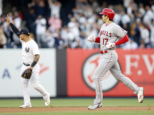 【MLB】大谷翔平の“幻の第5号”を強奪したアーロン・ジャッジも「彼は優れた才能の持ち主」と二刀流を称賛 画像