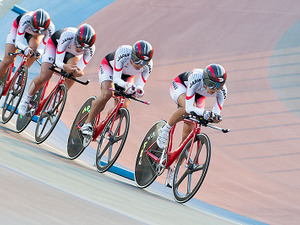 アジア競技大会女子チームパーシュートで日本は4位 画像