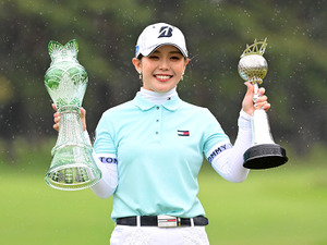 【女子ゴルフ】吉田優利、笑顔のメジャー初制覇　ワールドレディスチャンピオンシップ サロンパスカップ最終日 画像