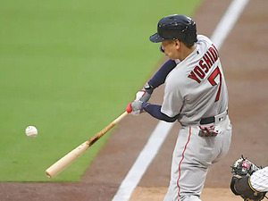 【MLB】吉田正尚、3打数2安打1四球　今季19度目のマルチで直近打率.346と止まらぬ打棒 画像
