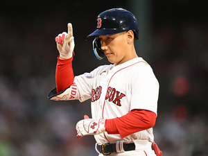 【MLB】吉田正尚、ダブル・ダブルを含むメジャー初4安打の大暴れ　打率は.309まで急上昇、チームはヤ軍相手に大量リード 画像
