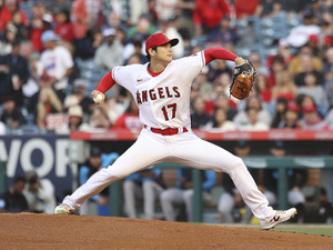 【MLB】大谷翔平、7回5安打1失点12奪三振の快投　最速161キロも今季7勝目はならず 画像