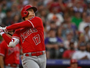【MLB】大谷翔平、第25号・日米通算200号メモリアル弾含むサイクル王手も実らず　エ軍終盤に満塁弾浴び逆転負け 画像