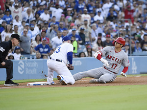 【MLB】大谷翔平、球宴前に躍動　プレーボール中前打に弾丸182キロの“俊足”三塁打　マルチ安打で打率3割復帰 画像