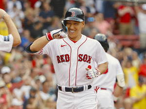 【MLB】吉田正尚、グリーンモンスター越えの特大10号決勝弾に公式SNSも「怪物だ」と絶賛　打率も3位浮上 画像