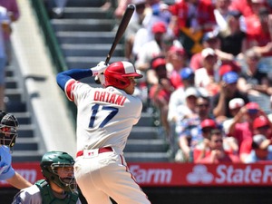 【MLB】大谷翔平、2戦連発キング独走34号で昨季に並ぶか　エンゼルス連勝へ「2番DH」スタメン出場 画像