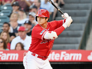 【MLB】大谷翔平、右翼線強襲178キロ弾丸タイムリー三塁打で本塁打に続き両リーグ単独トップに 画像