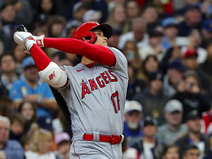 【MLB】大谷翔平「2番DH」　前日“45号未遂”ビジョン破壊弾の敵地に、今度は柵越えの一発でスイープを決定づけるか 画像