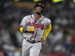 【MLB】「40本塁打70盗塁」射程のアクーニャJr.　“鬼門”球場で再び負傷も……「痛みに関係なくプレーしたい」と諦めず 画像