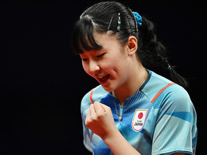 張本美和は「激しく戦い非常に驚異的」　孫穎莎相手に奮闘も“女王の壁”に屈す「世界No.1が日本の天才を圧倒」 画像