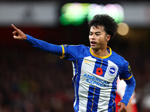 三笘薫が迎えるマンCとの大一番　ブライトンの戦前オッズは「7.0倍」、ブックメーカーは“三冠王者優位”を予想　 画像