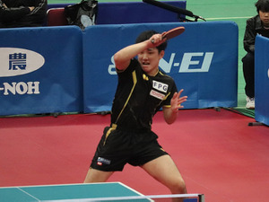 優勝候補の張本智和、戸上隼輔が貫録のベスト4入り　パリ選考4位の篠塚大登、躍進の有延大夢も準決勝進出【全農CUP大阪】 画像
