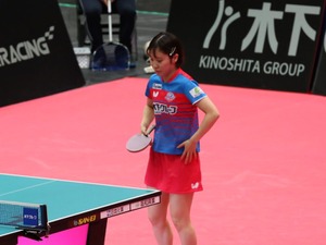平野美宇、ストレート負けの横井咲桜は「苦手というより強い」　今季2敗目の19歳に太鼓判「将来強くなる」【Tリーグ】 画像