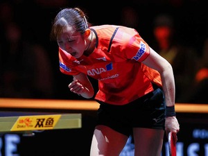 早田ひな、逆転勝利からの孫穎莎との激闘に称賛「日本のスターが見事な再出発」　奮闘を公式も評価「世界1位に近づいた」【WTTドーハ】 画像