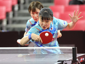 平野美宇、張本美和ペアがまさかの5回戦敗退　26日にシングルス初陣、パリ五輪行きへ最後の大勝負【全日本卓球】 画像