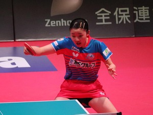張本美和、リベンジ成功に「凡ミスがないように」　叱咤激励の指揮官も意図を説明「期待しているし刺激を与えるため」【Tリーグ】 画像