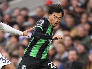 「彼の復帰は本当に素晴らしい」三笘薫、アジア杯後初戦で“アシスト未遂”　地元メディアが称賛「勝つ可能性はあった」【プレミアリーグ】 画像