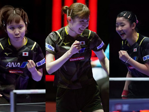 早田ひな＆平野美宇を軸に全勝、盤石の日本女子　パリ五輪本大会へ張本美和加えたトリオが中心か【世界卓球】 画像